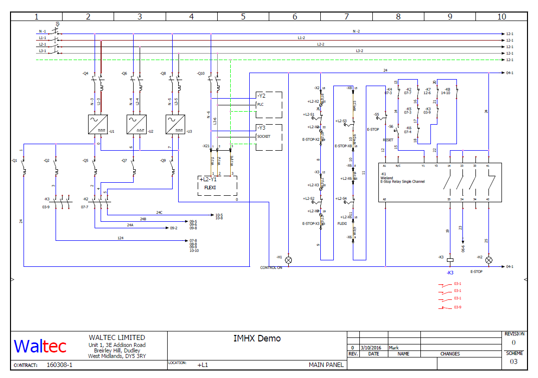 Control Panel Drawings